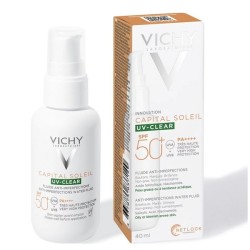 Vichy Capital Soleil UV Clear SPF50 Water Fluid Anti Imperfections 40ml