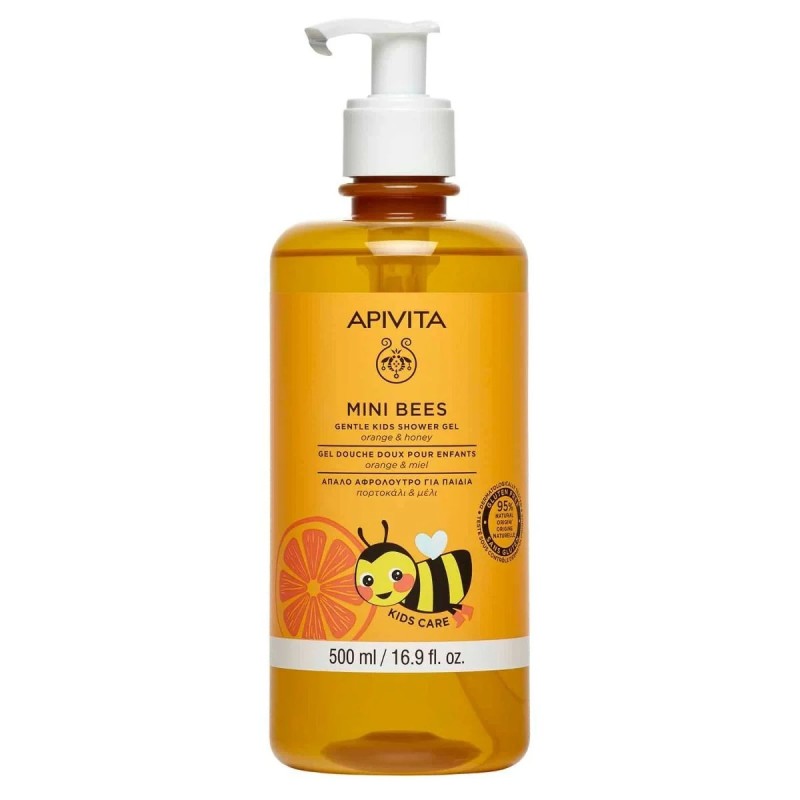 ApiVita Mini Bees Gentle Kids Shower Gel Orange & Honey 500ml